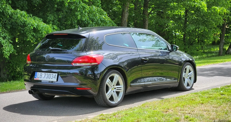 Volkswagen Scirocco cena 27700 przebieg: 157000, rok produkcji 2009 z Barczewo małe 326